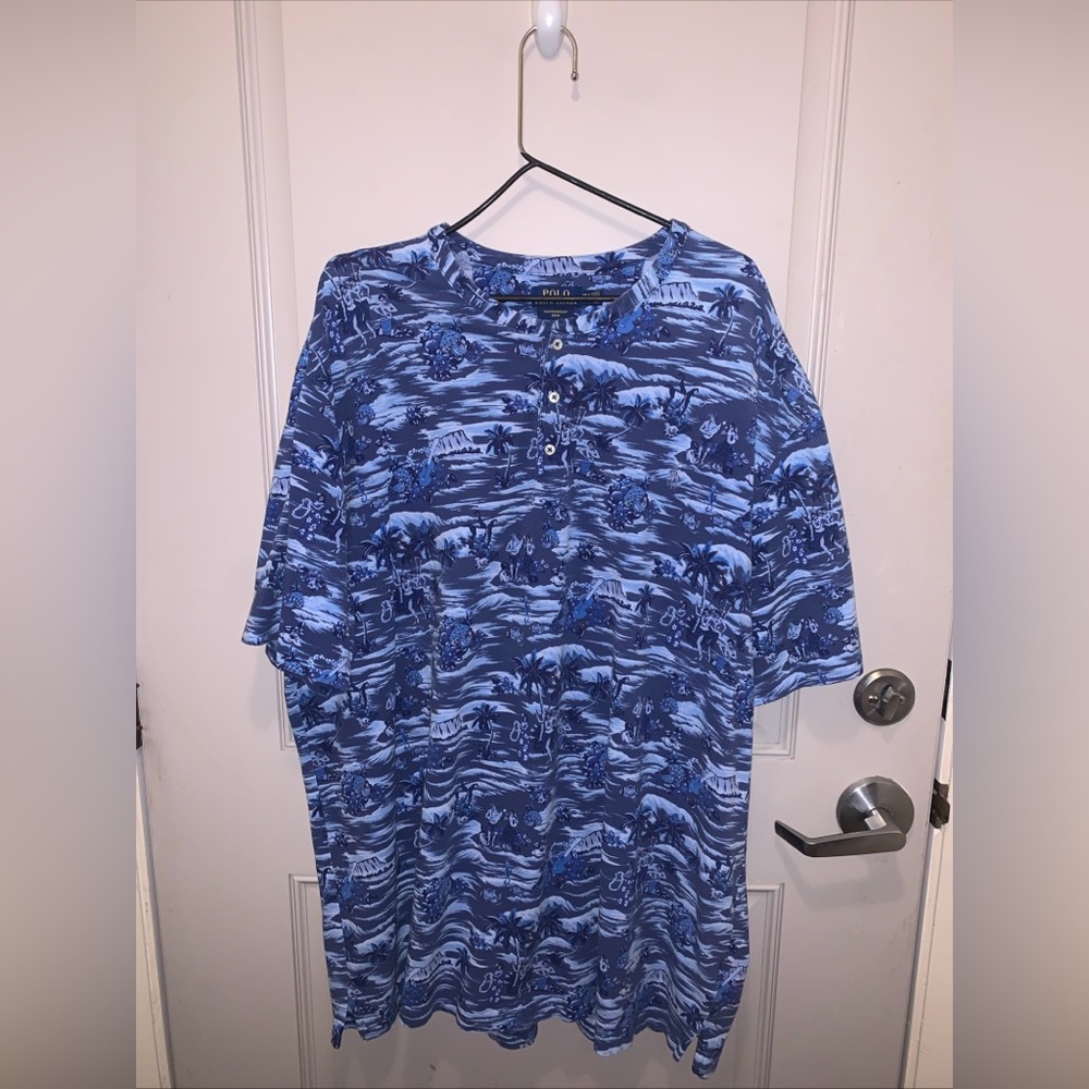 Polo by Ralph Lauren Men’s Blue Featherweight Mesh Shirt Size 3XLT